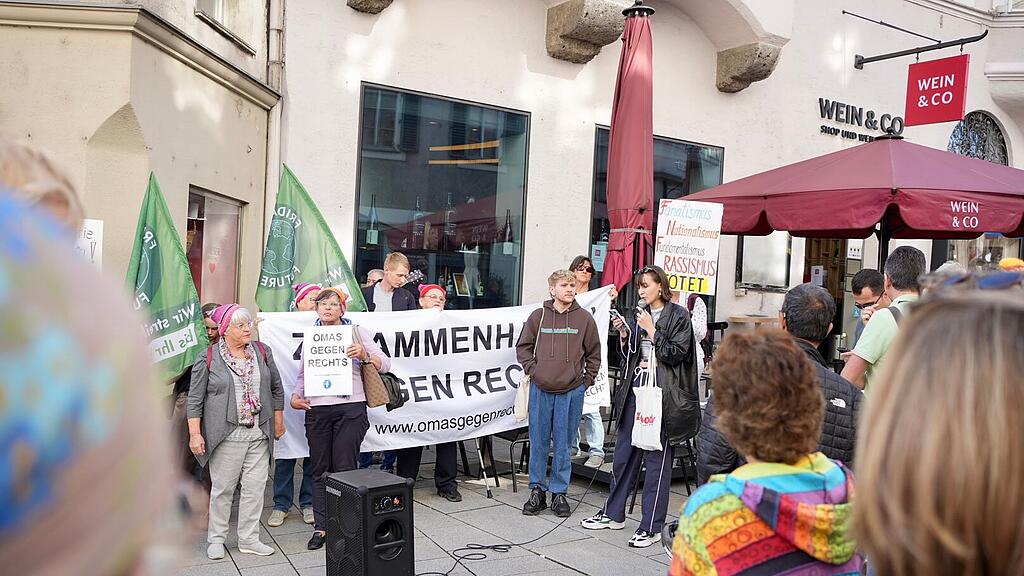 "Demo gegen rechts" in Salzburg