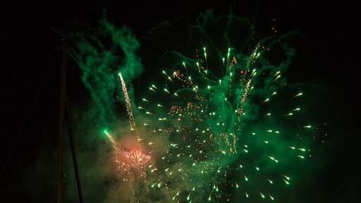 Das spektakuläre Feuerwerk am Seefest Mattsee