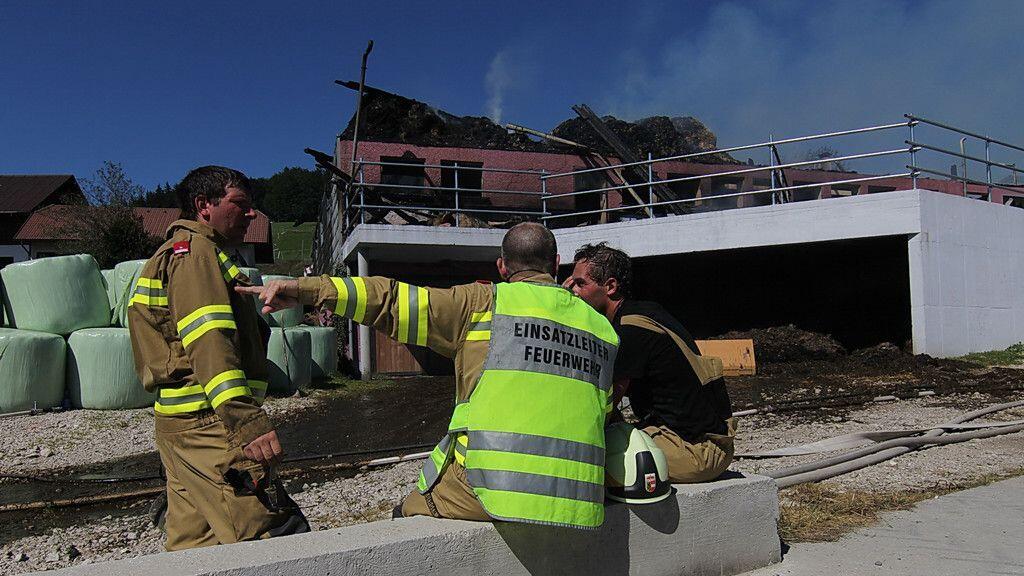 Ein Kurzschluss war die Ursache für den Großbrand in Thalgau.