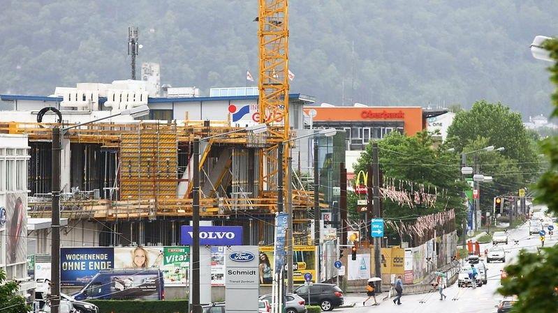 Alpine-Baustellen in Sbg