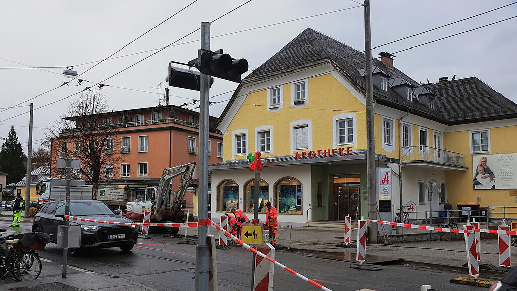 Nadelöhr für Autofahrer im Nonntal