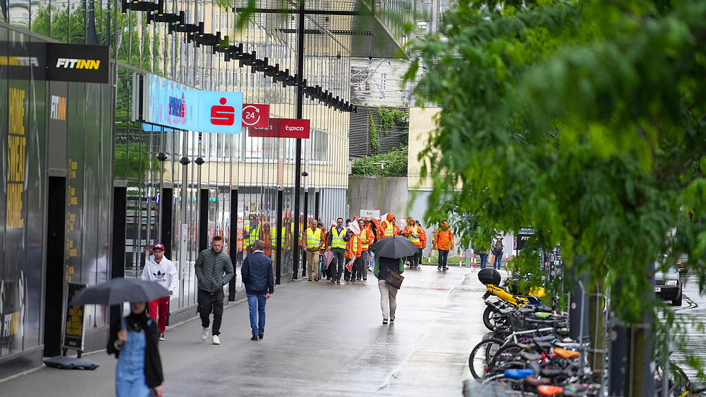 Fahrradkuriere streiken in Salzburg