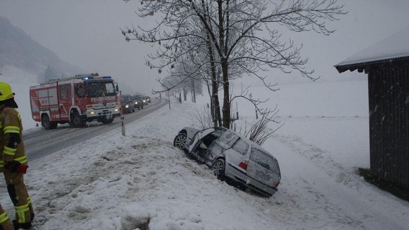 Crash auf der B168