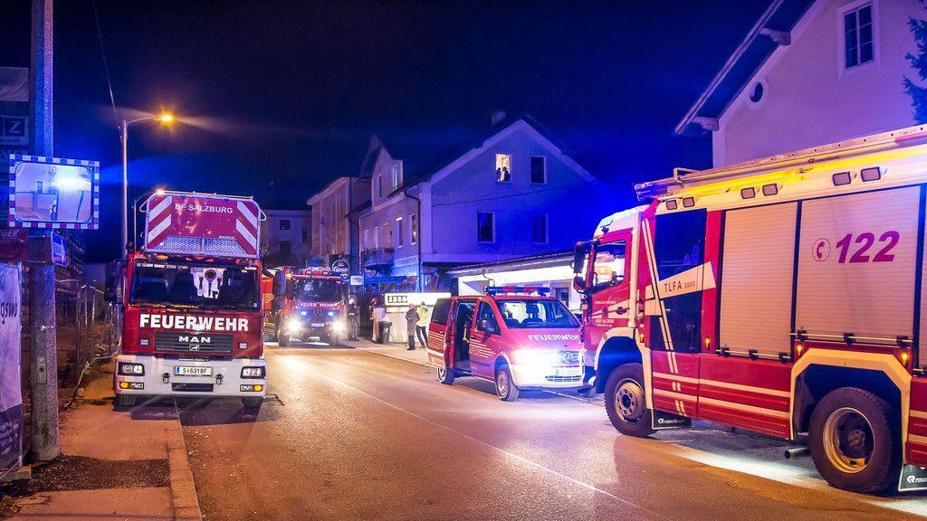Brand in Gasthaus in Maxglan