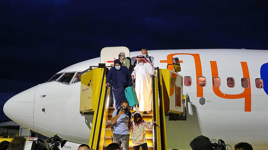 Landung Flydubai in Salzburg
