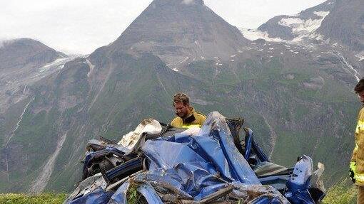 Pkw-Absturz auf der Großglockner Hochalpenstraße