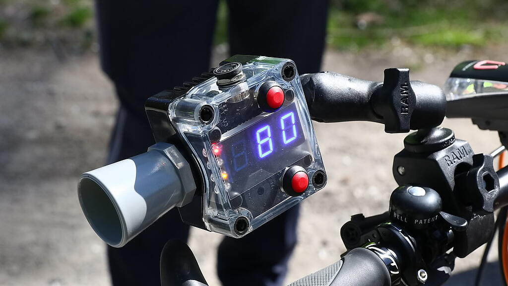 Abstandmessungen, Radfahrer