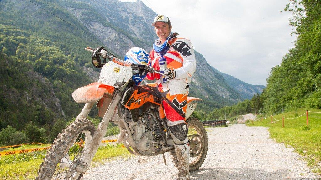 Marcel Hirscher auf dem Bike