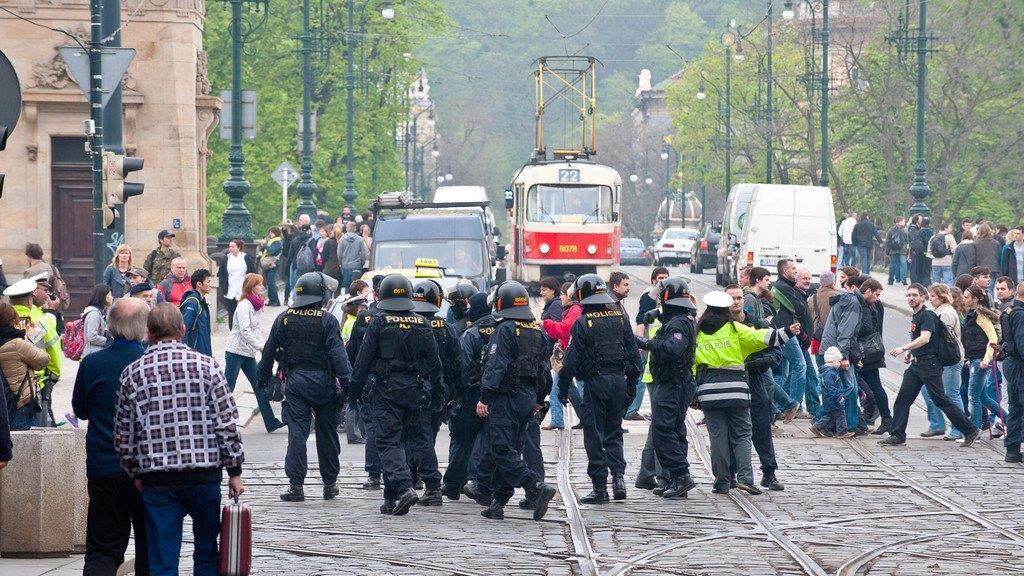Schwere Explosion in Prag