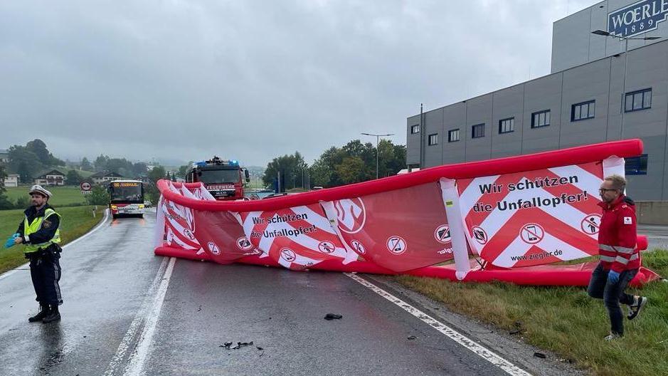 Unfall Henndorf Motorrad
