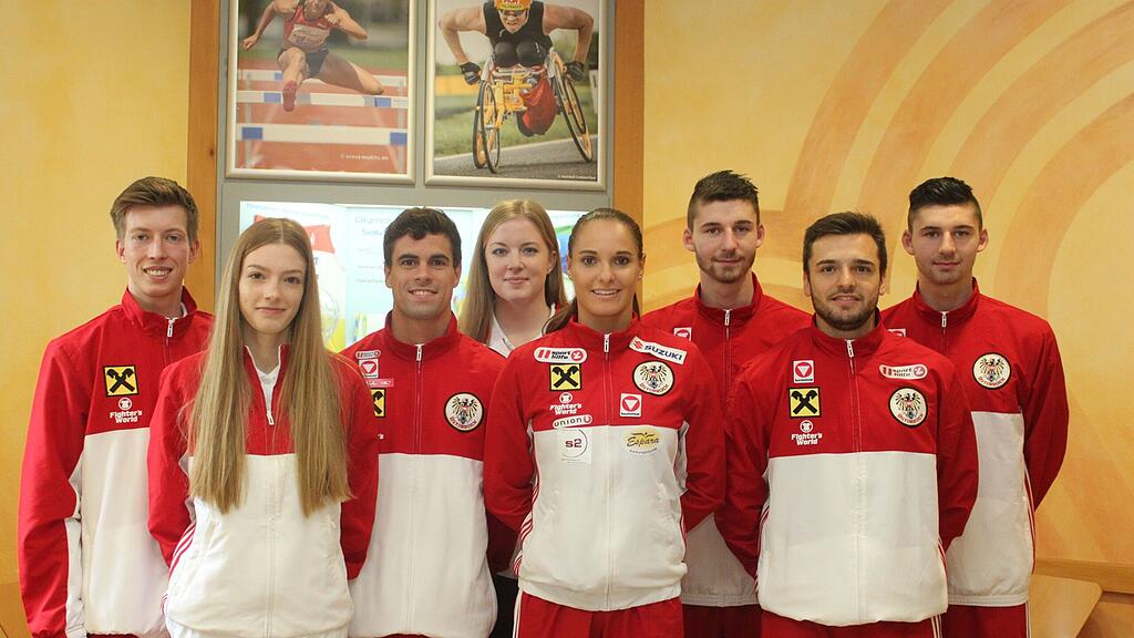 Alexander Jezdik, Julia Reiter, Thomas Kaserer, Nathalie Reiter, Alisa Buchinger, Luca Rettenbacher, Stefan Pokorny und Robin Rettenbacher
