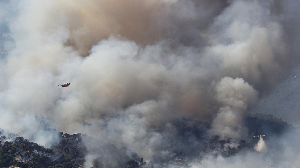 Feuer in Südfrankreich