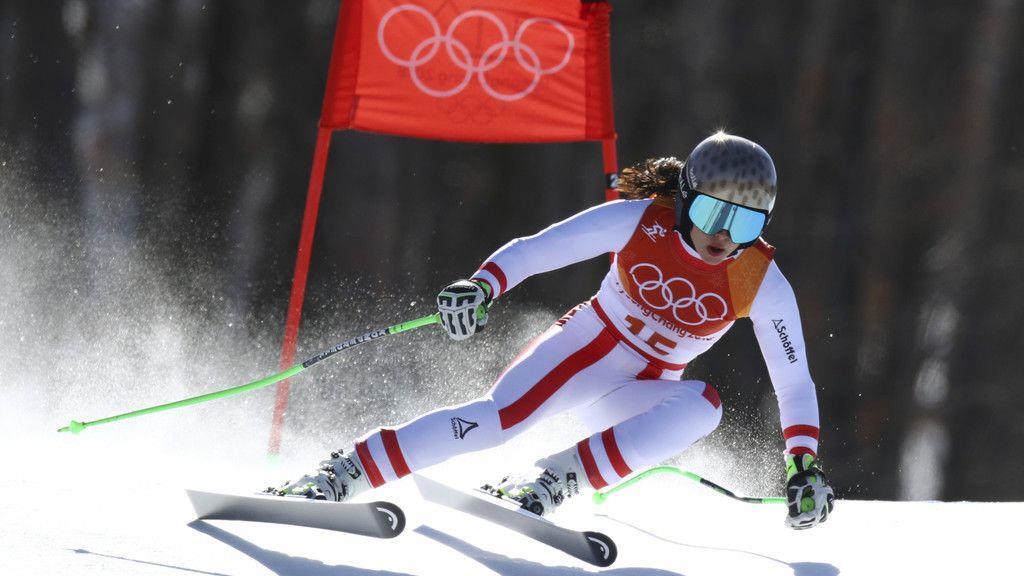 Olympia: Anna Veith holt Super-G-Silber
