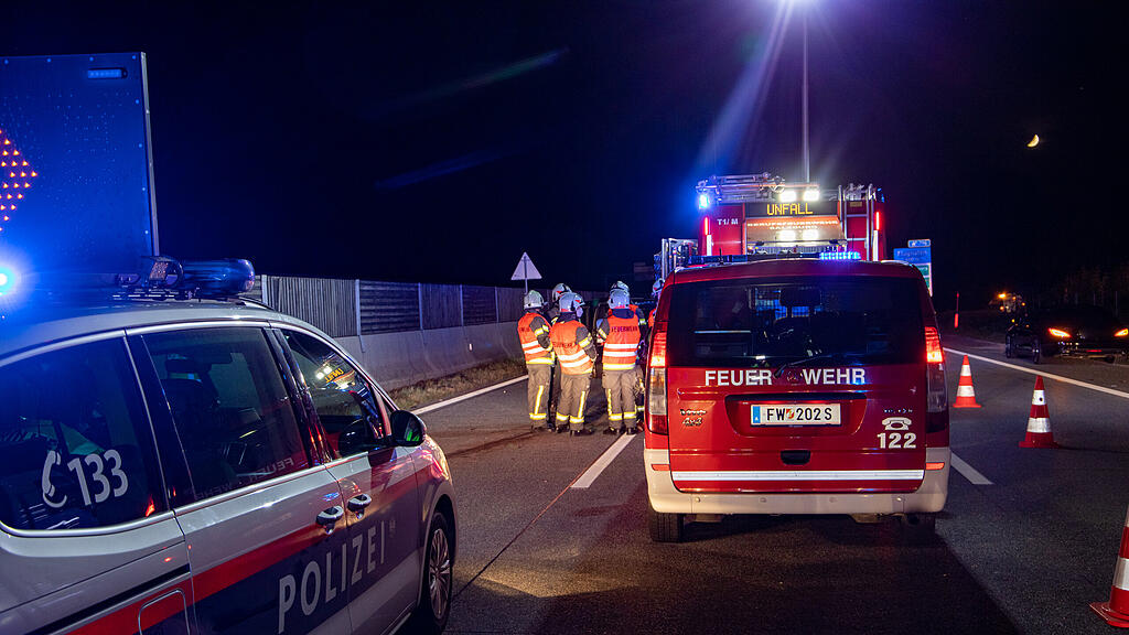 Arbeiter auf A1 erfasst