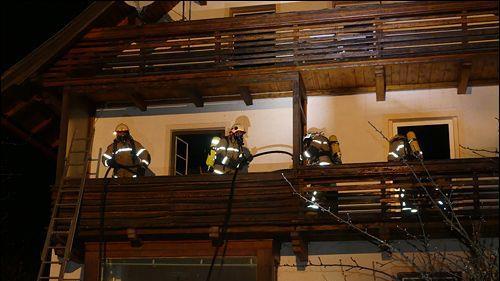 Einfamilienhaus in Tamsweg in Flammen