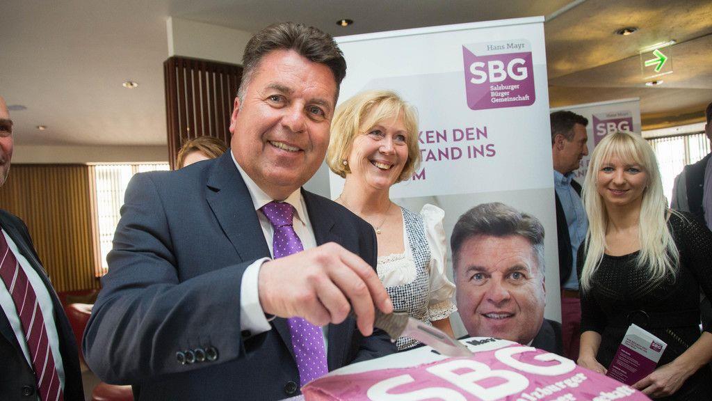 Mayr stellt neue Partei vor