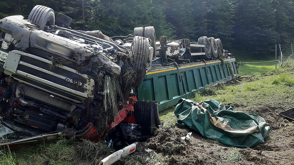 Unfall Lkw Tauerntunnel