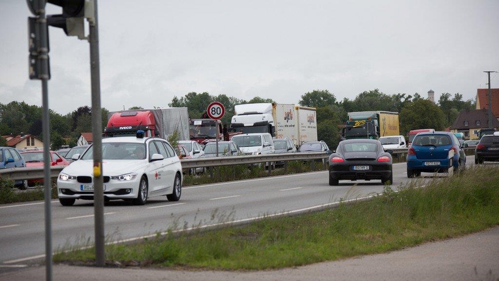 Unfall mit Polizeiauto