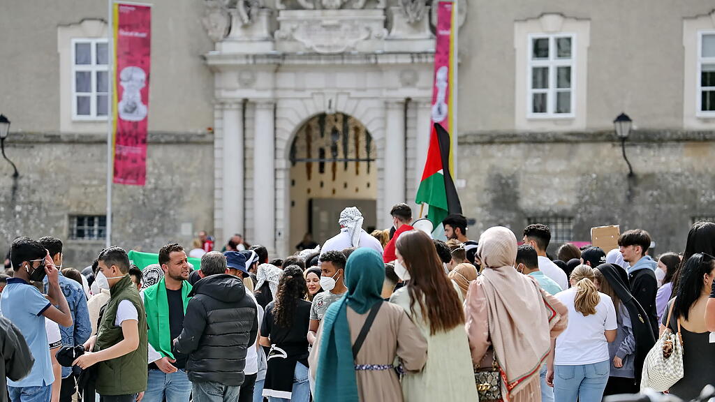 Palästina-Demo in Salzburg