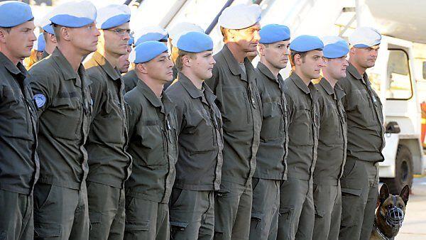 UNO-Blauhelme aus Österreich waren am Golan