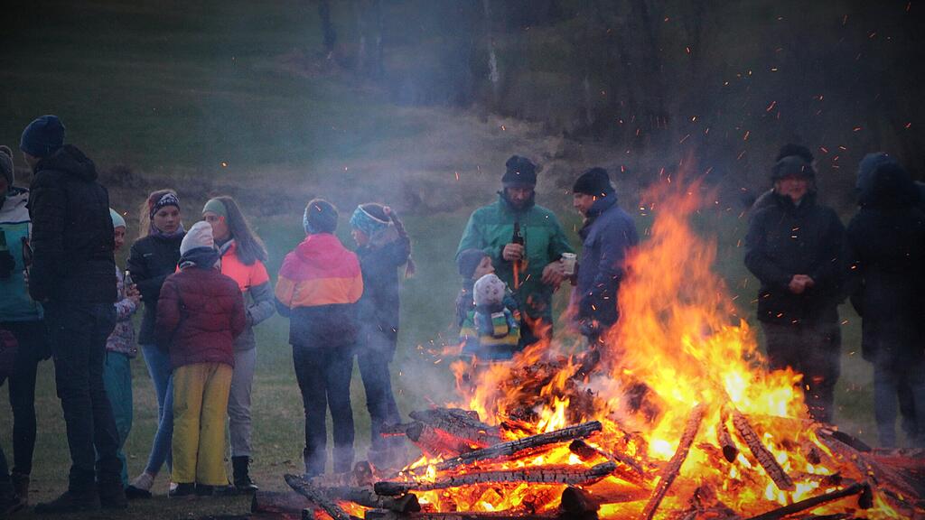 Osterfeuer Tamsweg und Thomatal