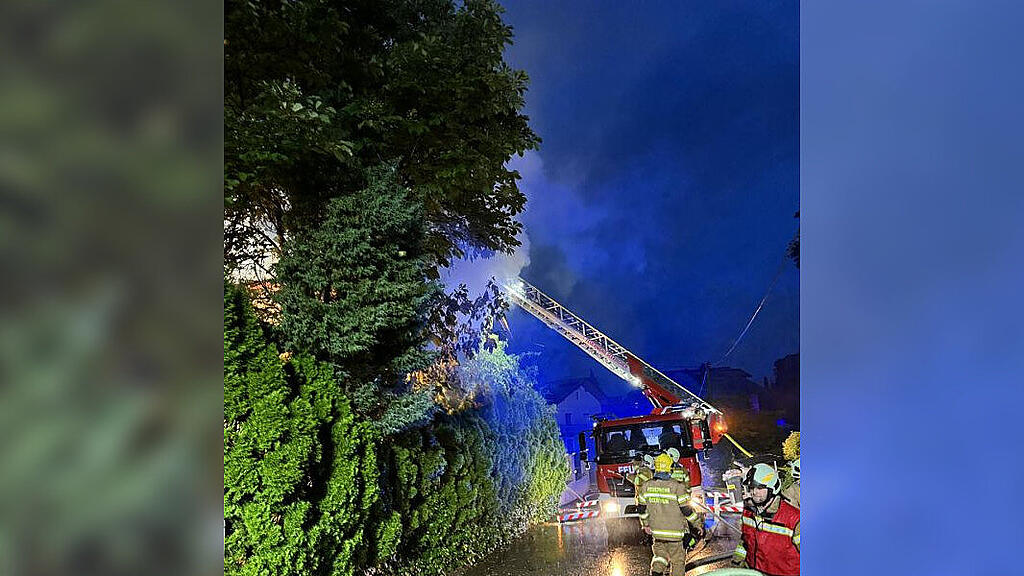 Dachstuhlbrand Obertrum