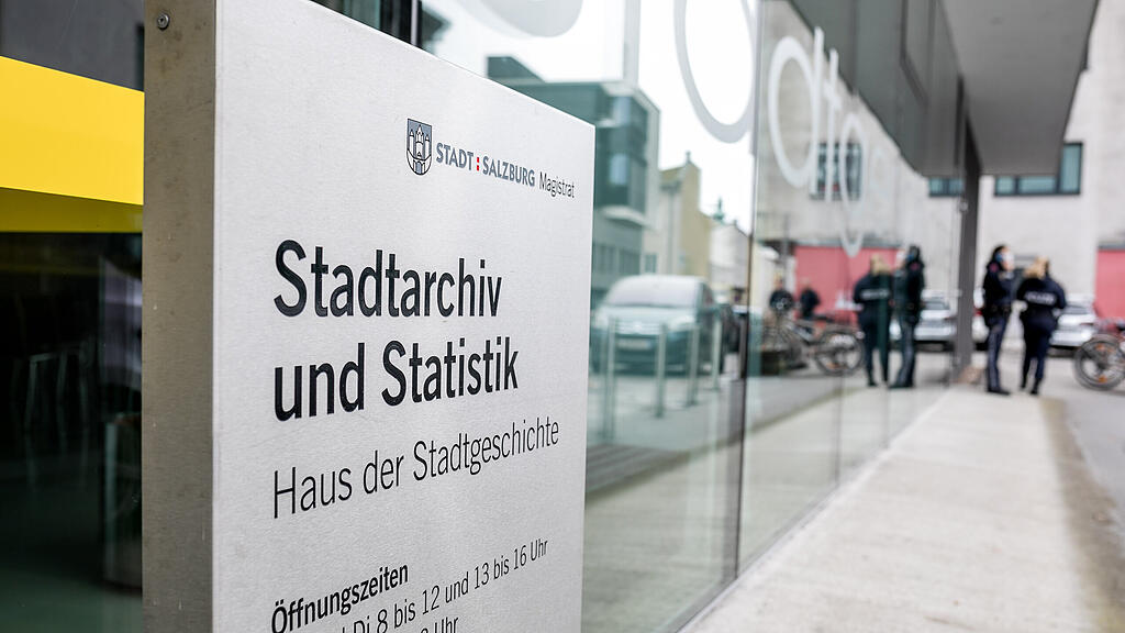 Felssturz in Stadt Salzburg