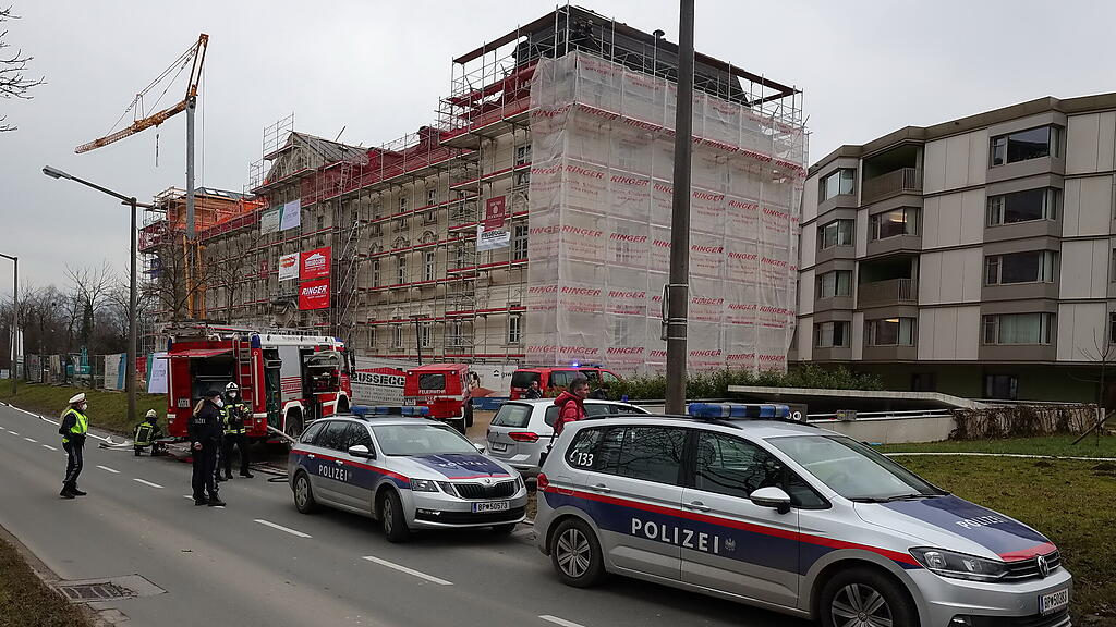 Gas-Einsatz Sinnhubstraße, Seniorenwohnheim Nonntal,