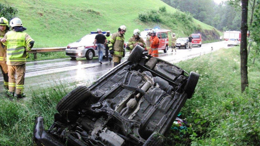 Pkw-Überschlag bei Lofer