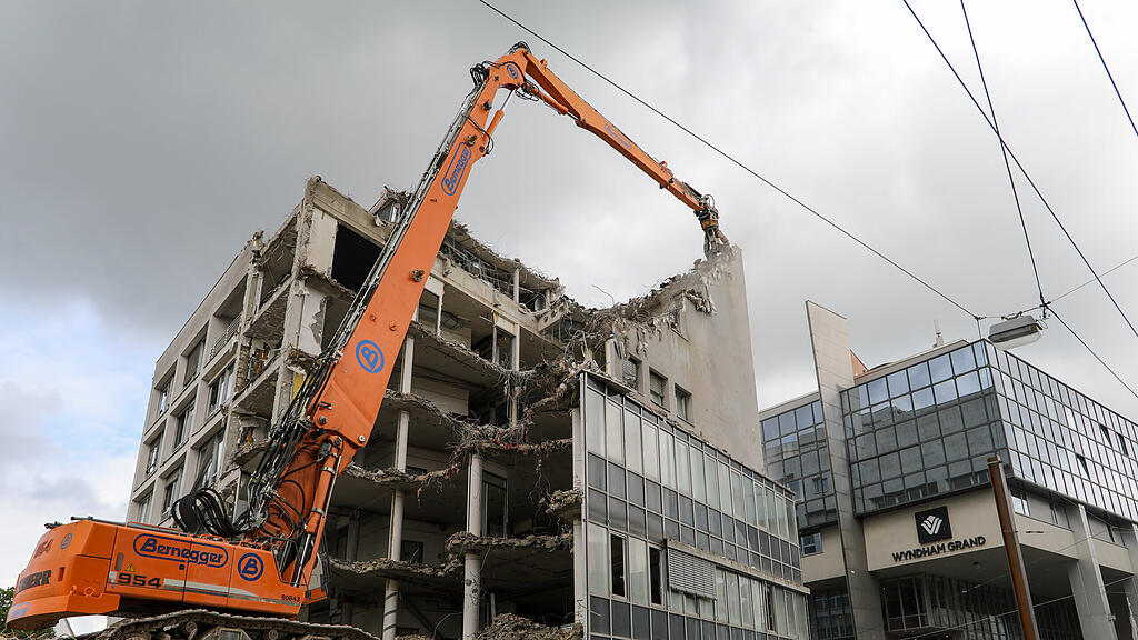 Baustelle LDZ: Abrissarbeiten