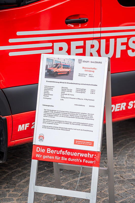 Tag der Offenen Tür bei der Berufsfeuerwehr Salzburg