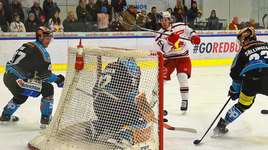 Eishockey: Red Bull Salzburg vs. Black Wings Linz