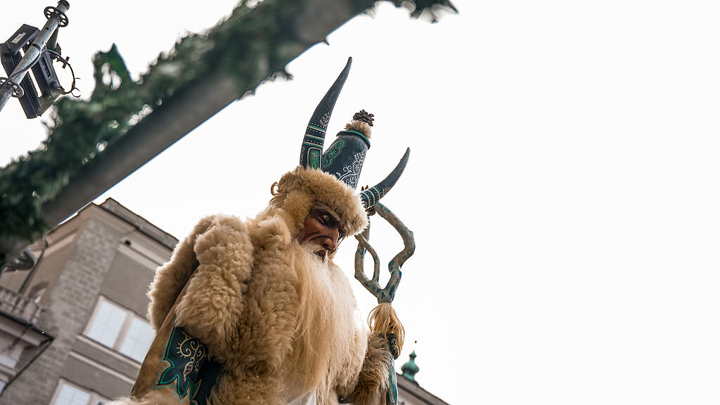 Krampuslauf am Christkindlmarkt Salzburg
