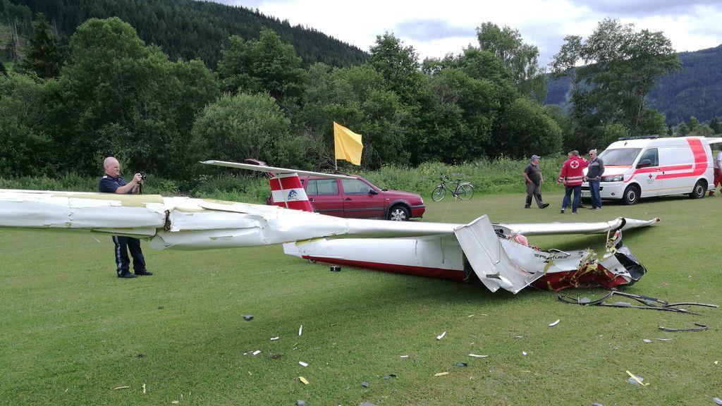 Segelflugzeug stürzt in Mauterndorf ab