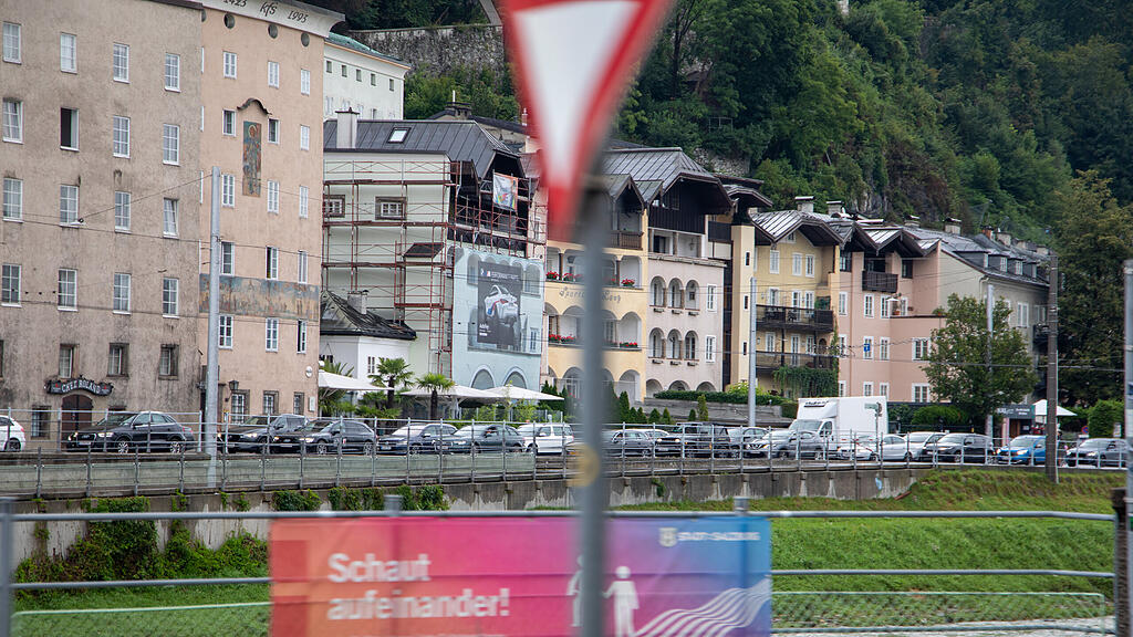 Stau-Chaos Stadt Salzburg