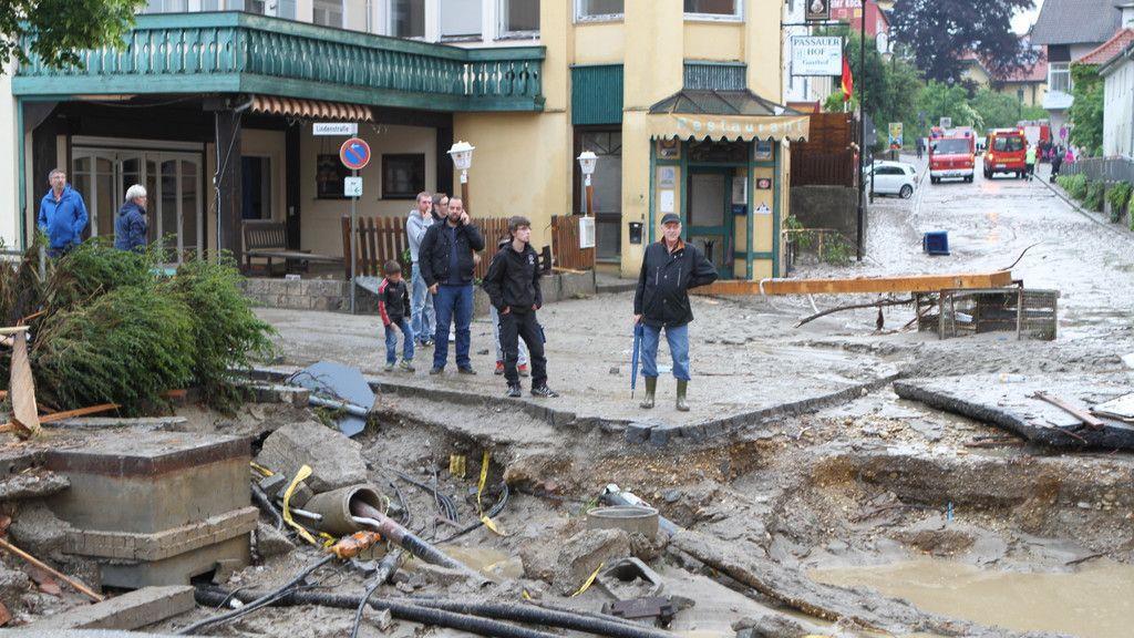 Hochwasser und Überflutungen in Simbach am Inn II