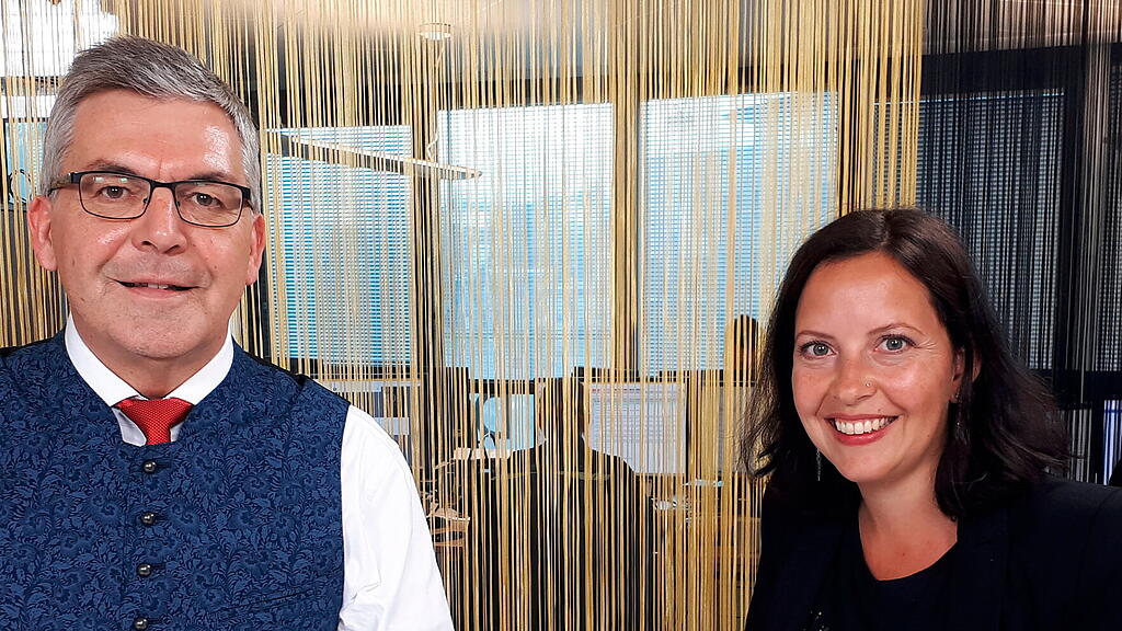 Nicole+Landesrat Schwaiger, LIVEINTERVIEW