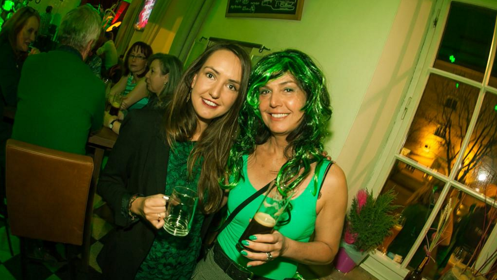 In der Stiegl-Brauwelt wurde der St. Patrick's Day gebührend gefeiert.
