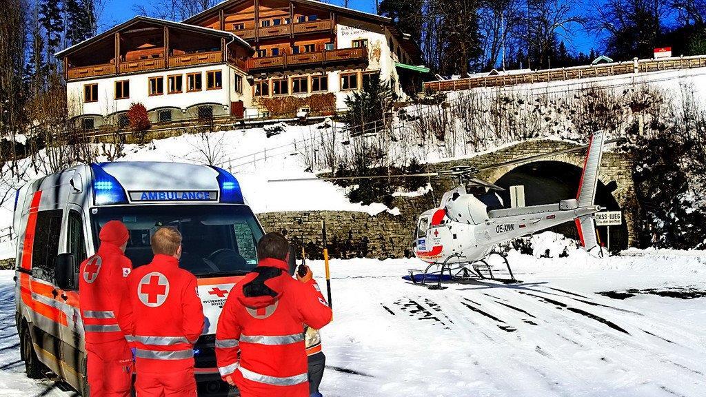 Heli "Martin 10" im Einsatz