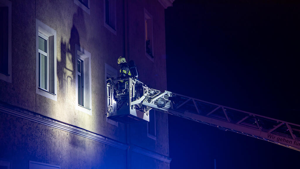 Keller-Brand in der Elisabethstraße