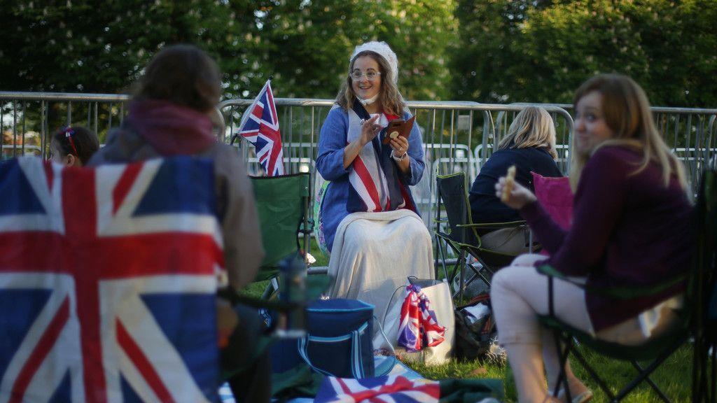 Royale Hochzeit: Fans in Windsor