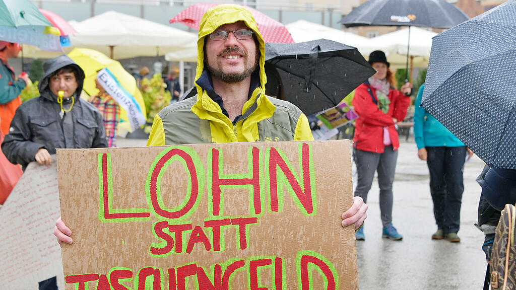 Demo Rechte für behinderte Menschen Salzburg