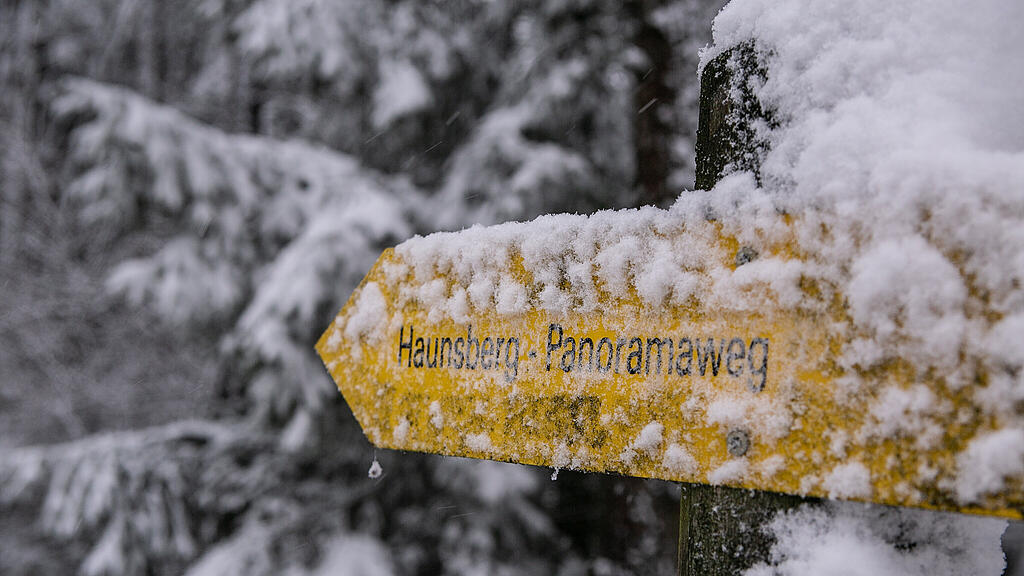 Schnee am Haunsberg