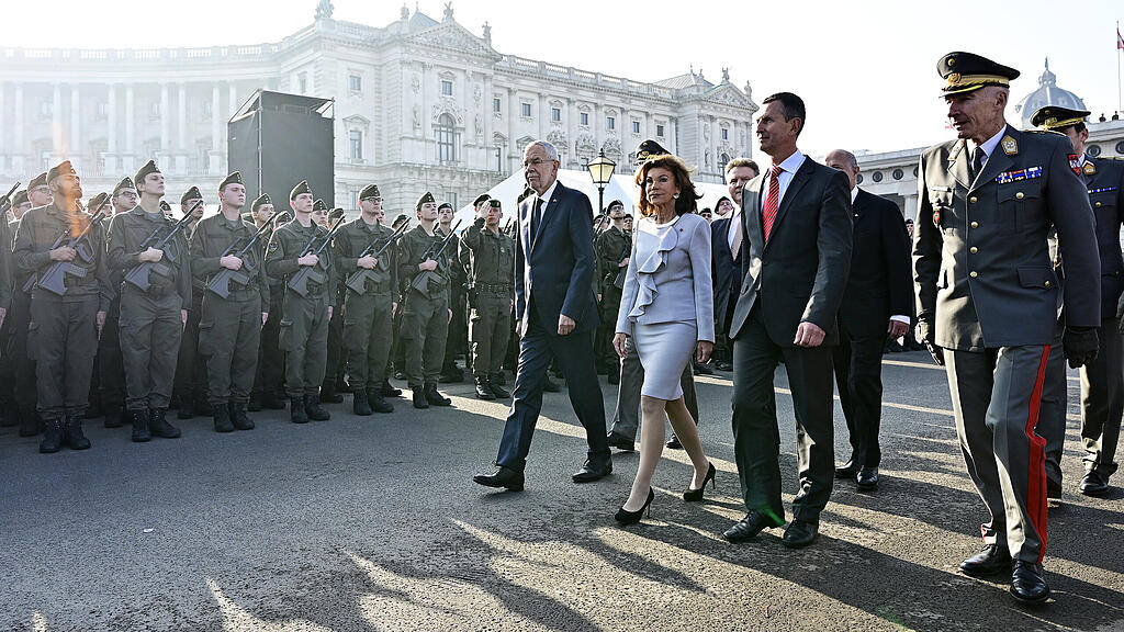 Heldenplatz, Angelobung, Nationalfeiertag