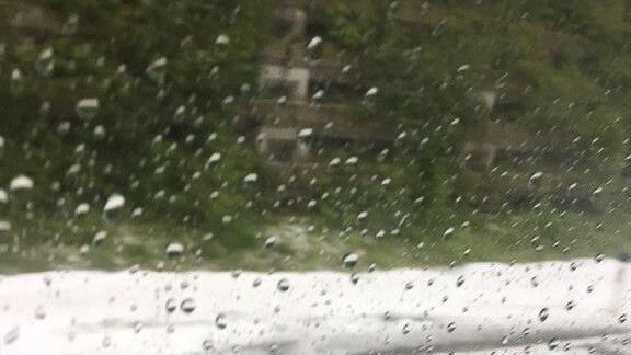 Hagel auf der B311