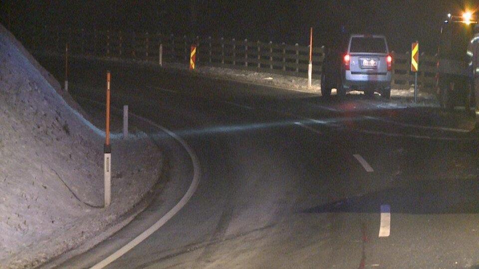 Pkw stürzt in Saalach