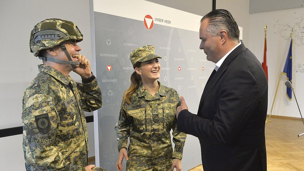 Neue Uniform für das Bundesheer.