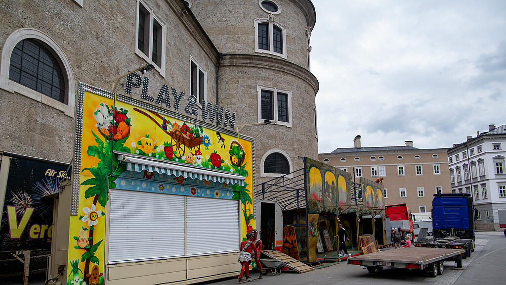 Aufbau Rupertikirtag 2021