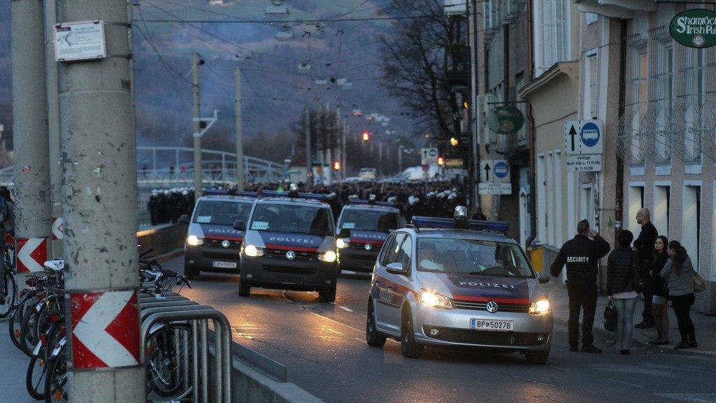 Baseler Fans in der Stadt
