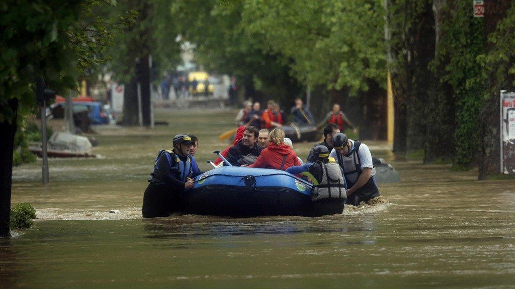 Unwetter am Balkan